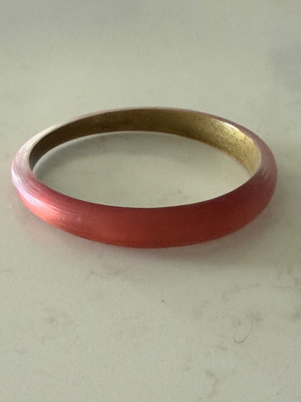 Alexis Bittar Burnt Orange -Tone Bracelet with Textured Finish